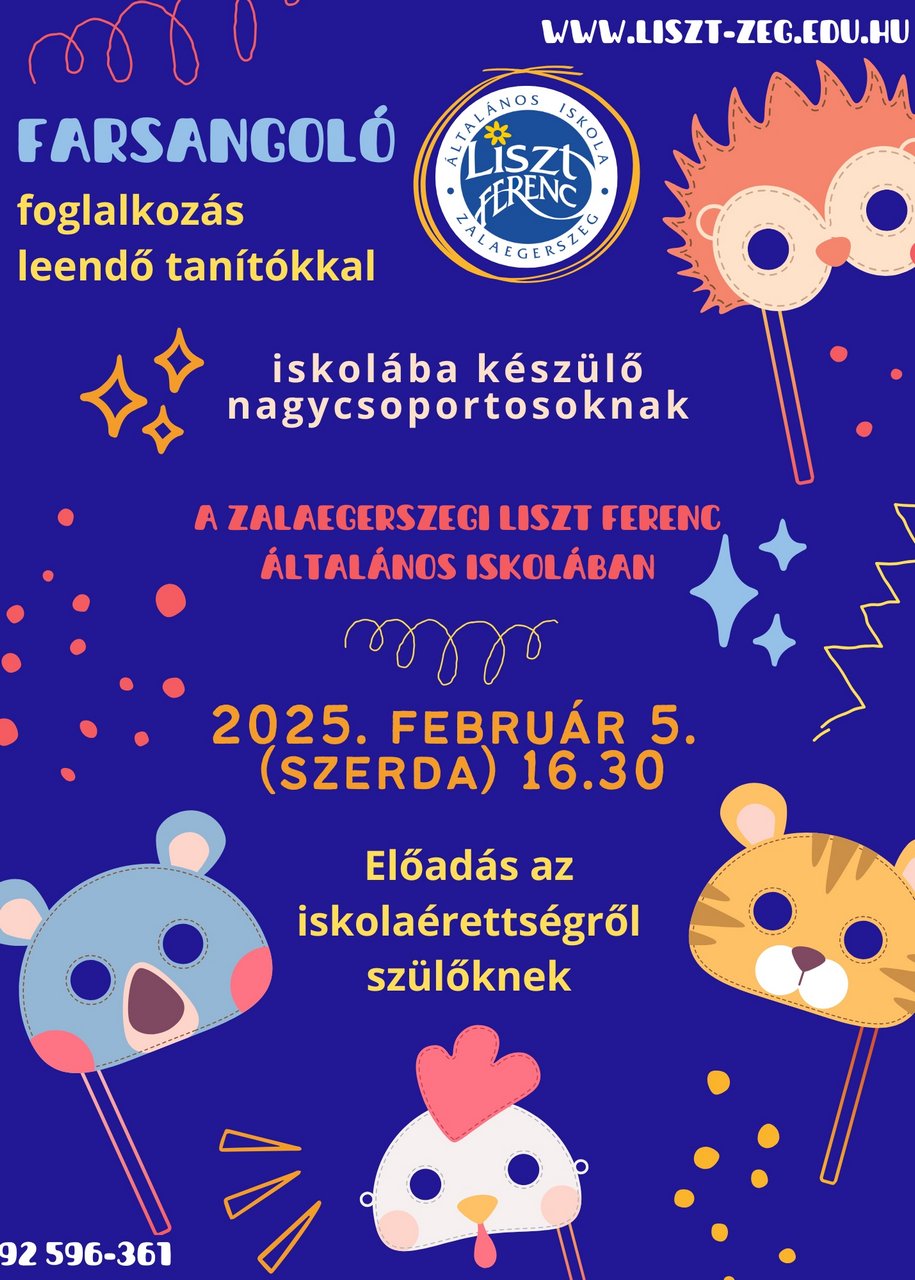 Iskolaváró foglalkozás